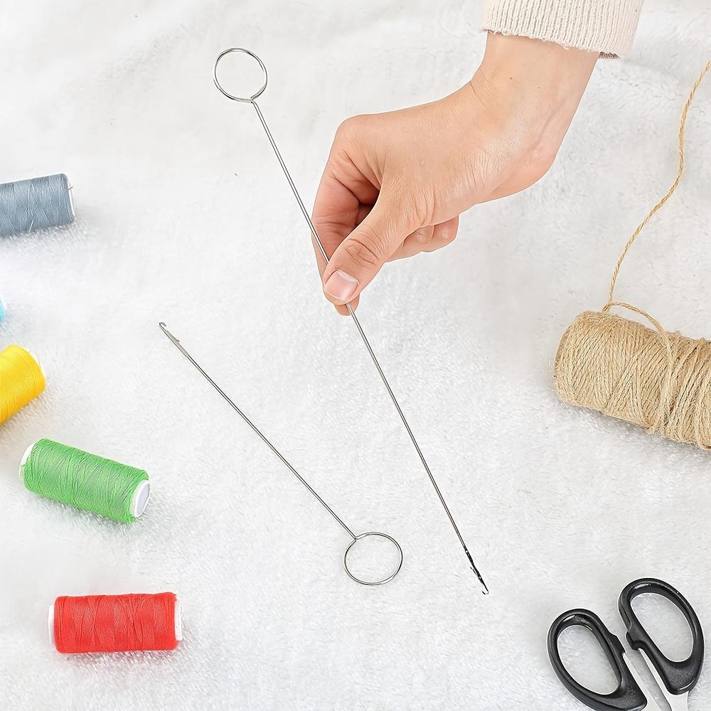 10Pcs Drawstring Threader Tool Set,Drawstrings Puller,Loop Turner Hooks With Latch, Threader, Drawstring Clips, Metal Tweezers