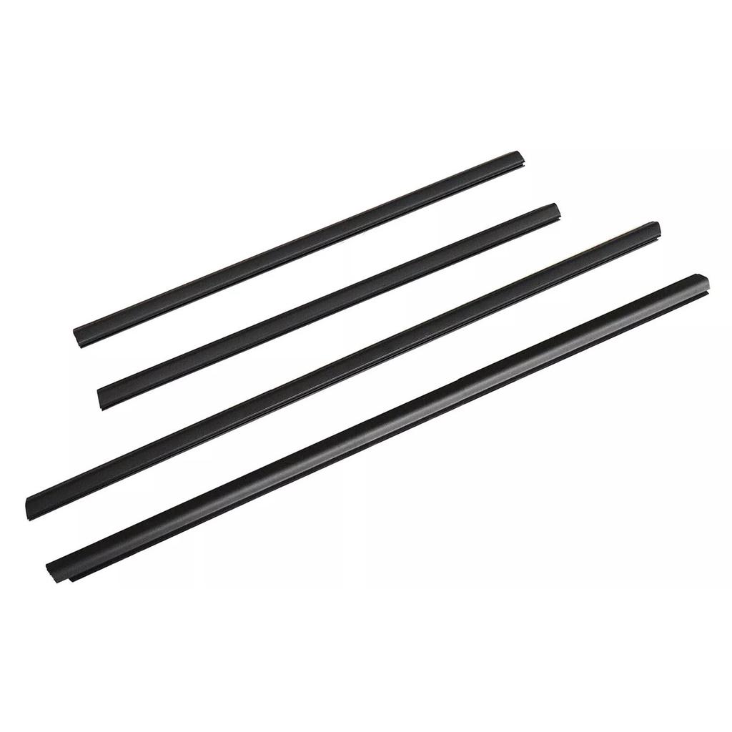 4pcs Door Belt Weatherstrip Molding Seal For Honda Fit Jazz 2008-2013