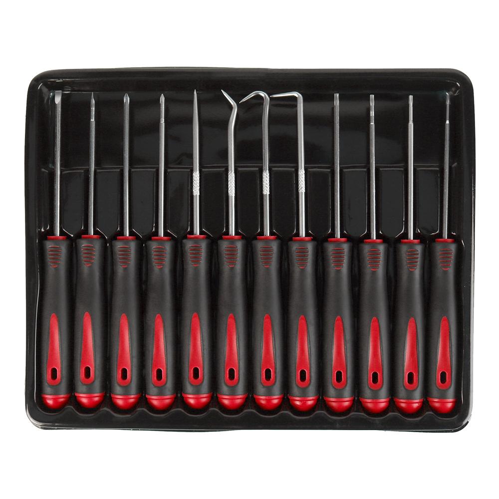 Automotive Pick Set Puller Craft Tools Precision Screwdriver Set O-Ring Removal Tool Set Hook Oil Seal Fuel Seal 12PCS