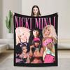 Nicki Minaj Rapper Blankets Velvet  Winter   Multifunction Ultra-Soft Throw Blankets for Sofa Outdoor Plush Thin Quilt