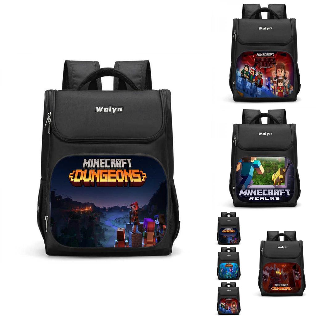Mochila Escolar 3D Ligera de Gran Capacidad Para Niños Unisex Bolsa de Tela Oxford