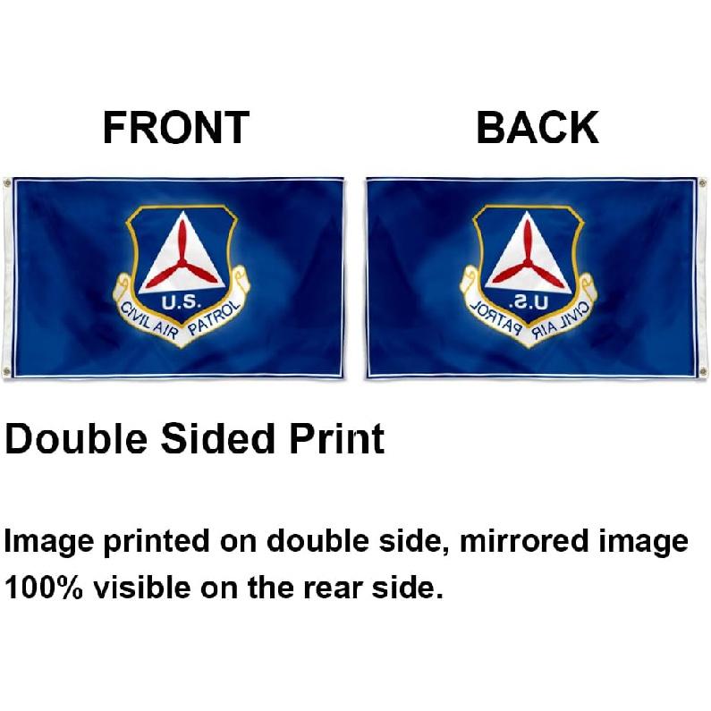 US Civil Air Patrol Flag Banner 3x5Feet Garden house Flags banner Decor Double Stitched Polyester with Brass Grommets