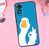 Cartoon Cute Goose For Xiaomi Redmi Note 14 13 Pro 9 10 11 12 Pro 11S 12S Phone Case For Redmi 13C 12C 10C 14C