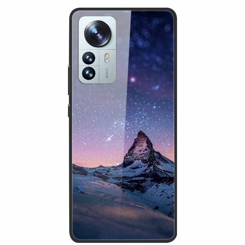 For Redmi Note 12S Case Tempered Glass Hard Back Cover for Xiaomi Redmi Note 12 Note12 Pro 4G 5G Phone Cases Note12S 12 S 12Pro