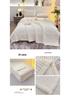 Lambswool & Faux Rabbit Fur Striped Blanket - Sofa Nap & AC Cover