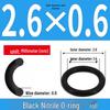 Durable Nitrile Rubber O-Ring, Wire Diameters 0.4-0.8mm, Waterproof & Wear-resistant Sealing Ring