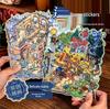 Moyan Scenery Painting Flat Sticker - Dream Island DIY Decompression Scene