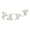 20Pcs Paper Clips Iron Rustproof Lightweight Colorfast Multifunctional Deer Shape Cute Unique Paperclips for Office