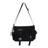 Harajuku Men Crossbody Bag Square Casual Messenger Bag Fashion Nylon Postman Bag  Unisex