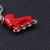 Bag Holder Car Key Ring Skate Keyring Skating Pendant Key Chain Single Row Skating Skate Key Chain