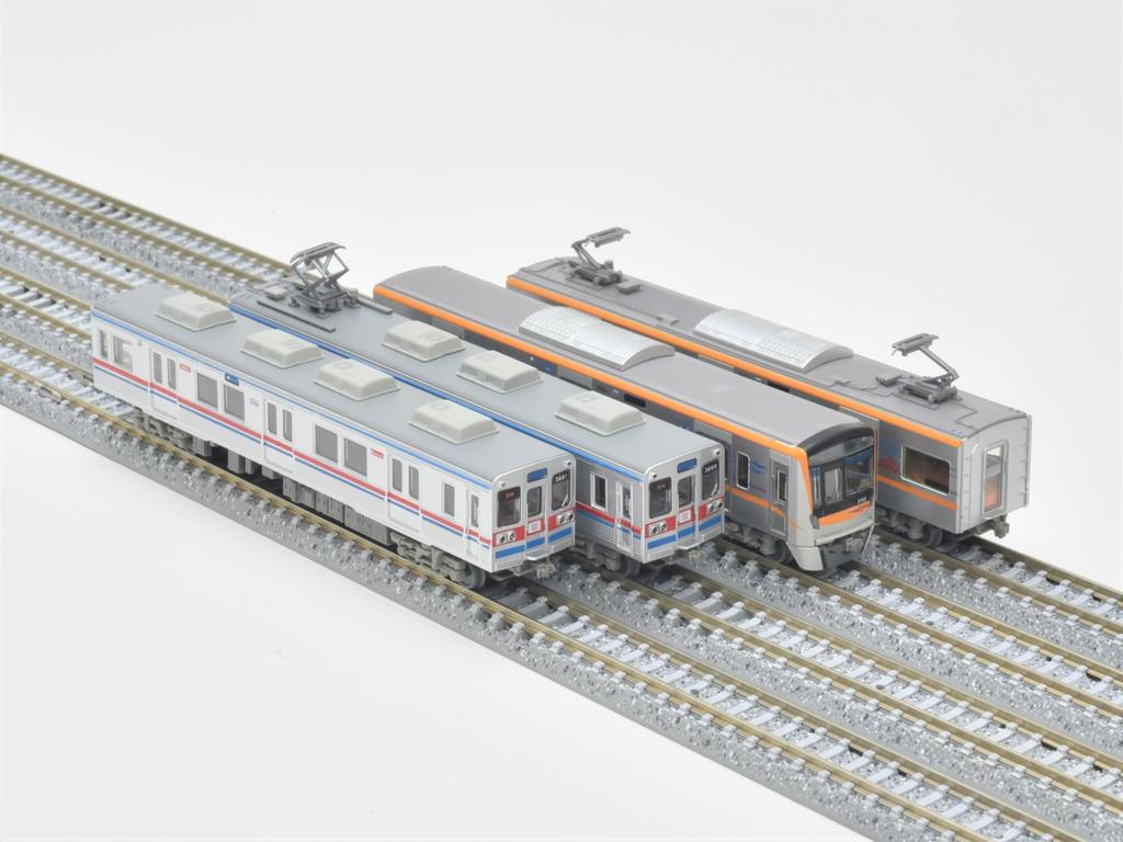 Tomytec Railway Collection Tetsuro Keisei Electric Railway 3600 Series 3100 Series New Vehicle Return Train 6 Car Set Diorama Supplies