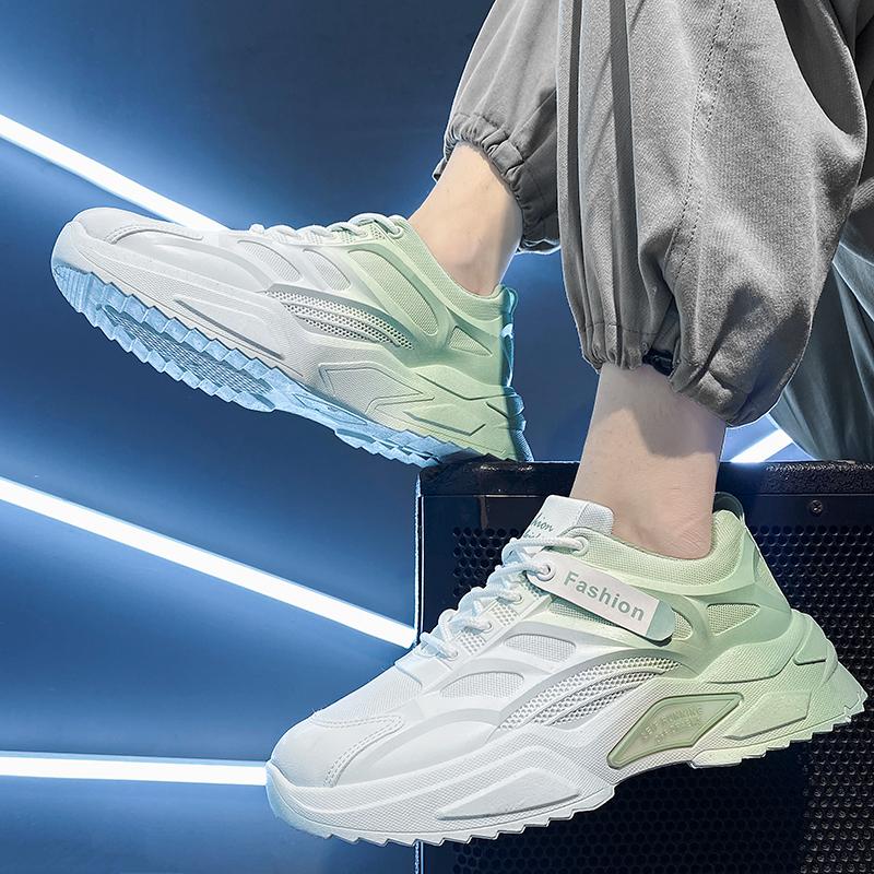 New autumn and winter height increase dad autumn Putian running leisure mesh sports trendy shoes 39