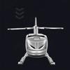 Car Fragrance Diffuser Ornament Solar Powered Helicopter Shape Rotation Blade Solid Aromatherapy Decoration
