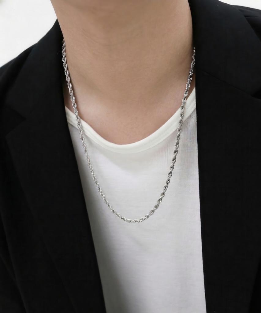 Bassclef Men'S Necklace Surgical Steel Clef Arrow L Nec