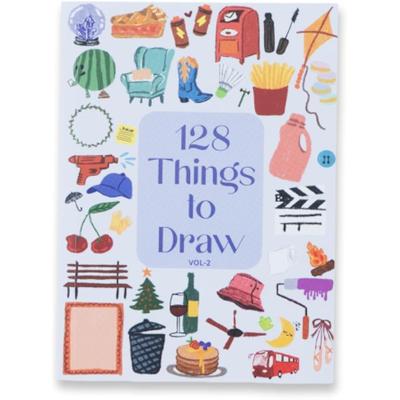 Factor Notes Drawing Book: 128 Things To Draw | Suitable For All Ages | A6 Size | 128 Prompts (Volume Ii)