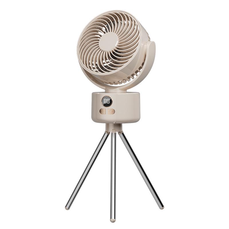 Portable USB Rechargeable Outdoor Fan: Compact and Versatile for Camping, Office, Desk, or Floor Use.