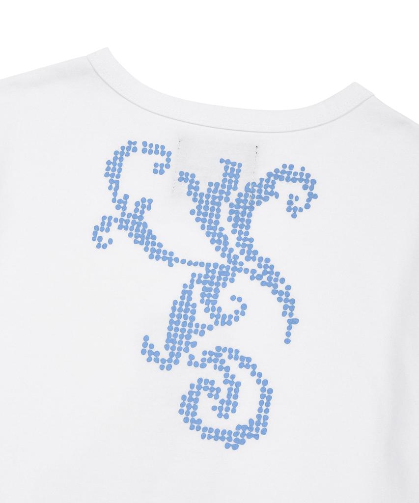 RETRIEVER CLUB Love Puppy Crop Tee [White]