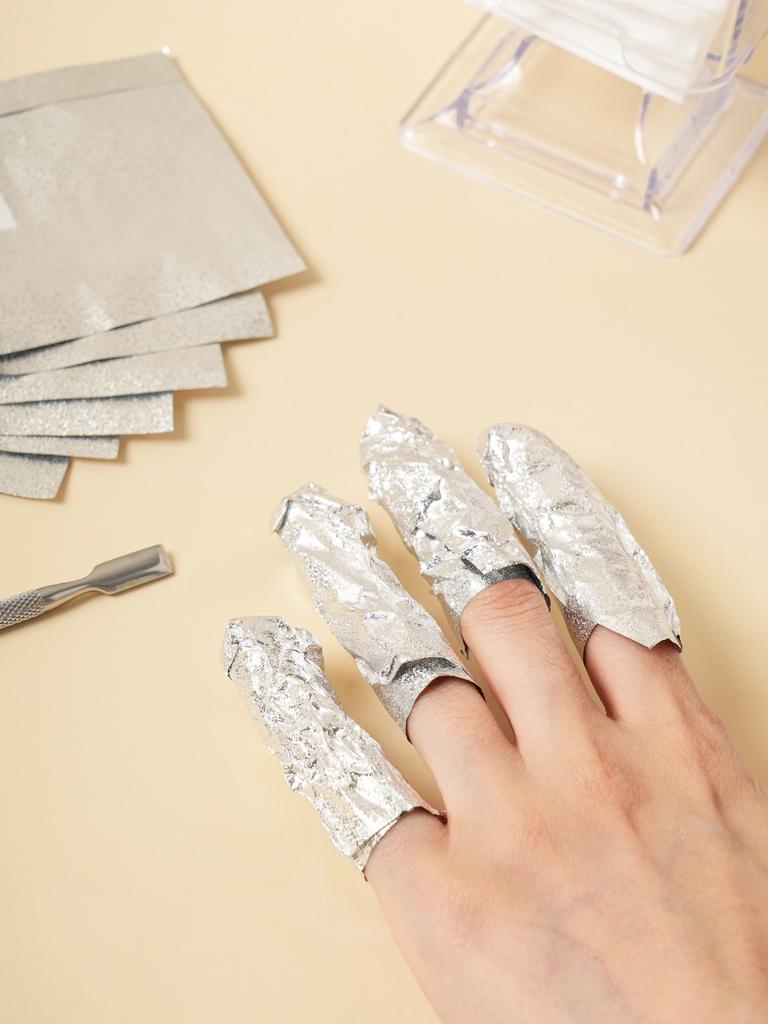 12-Pack Gel Nail Polish Soak-Off Remover Foil Wraps