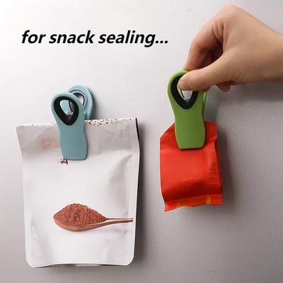 Multifunktionale Kühlschrankmagnete, Verschlussklammern, magnetische Kühlschrankklammern für Haushaltszettel, Notizen, feuchtigkeitsbeständige Snackklammern
