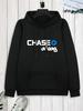 Casual Hoodie Sweatshirt with Chase & Log Graphic Print