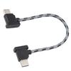 15cm Right Angle Remote Controller Type C To Type C Data Cable for DJI Mavic Air 2 Mini 2
