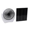 Camping Fan with Solar Panel 4.5W Solar Powered Fan Quiet USB Fan for Outside Picnic Barbecue Fishin