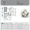In Stock: GB806 High Head Knurled Thumb Nut, Nickel & Zinc Plated