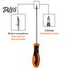 Tire Cleaning Tool for Car Hook, Gap Buckle Stone Groove Debris Cleaner Universal Zinc Alloy
