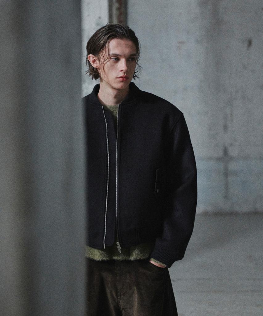 Glw Heavyweight Round Blouson Black