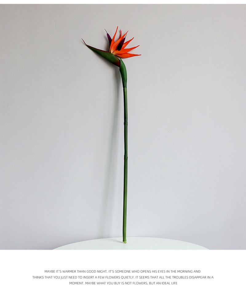 Large Artificial Rubber Bird of Paradise Flower for Home Decor & Wedding Photography