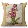 Tarot Alphabet Flower Fairy Baby Nursery Cartoon Art Home Decorative Sofa Throw Pillow Case Lovely Cute Children Cushion Cover