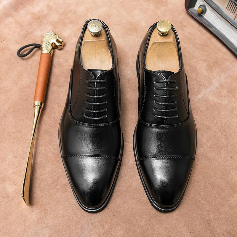 Herren Slipper Luxusmarke Leder Anzugschuhe Atmungsaktiv Slip-On Einfarbig Formell Lässig Schuhe Handgefertigt Designer Herrenschuhe Mokassin