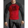 Herren Langarm-T-Shirt mit 3D-Streifendruck, bequem, atmungsaktiv und vielseitiges Herren-Oberteil