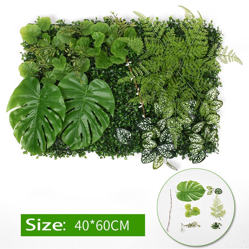 Artificial Plants Grass Wall Panel Boxwood Hedge 16X24in Faux Eucalyptus Greenery Backdrop Suitable for Outdoor Indoor Garden