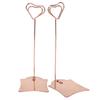 2Pcs Table Number Holder Multipurpose Durable Name Card Clips for Wedding Party OfficeRose Gold