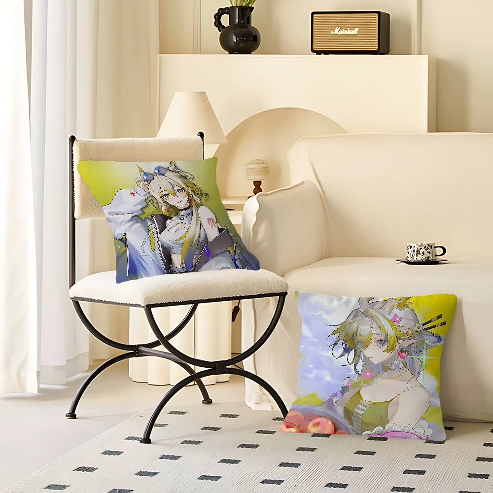 Arknights Shu Pillow Gift Home Office Decoration Pillow Bedroom Sofa Car Cushion CoverPillow Case