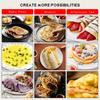 2000W  Paratha Chapati Flat Bread Pizza Tortilla Maker Cooking Tools Appliance Kitchen Electric Roti Crepe Maker 32 X 25 X 7 Cm