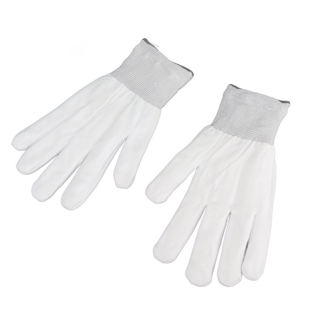 2pcs LED Glowing Gloves Cloth Skeleton Glowing Light Gloves for Dance Halloween Children