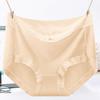 Underpants for Women Low Waisted Briefs with Black Fungus Edges Cute Simple Cotton Breathable Triangle Underwear Panties
