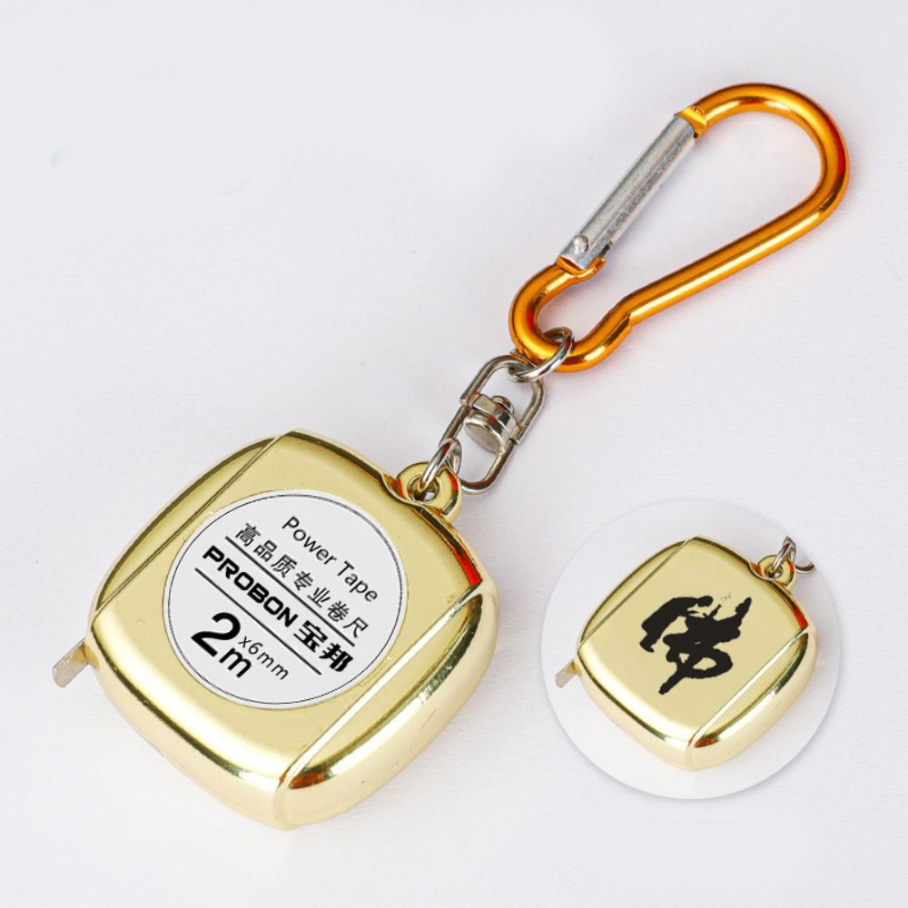 

Keyring Keychain Tape Measure Roulette Measure Tape Pocket Retractable Ruler Measuring Tool