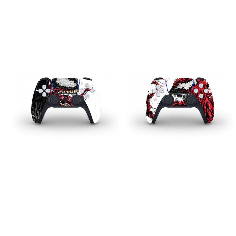 1 sada proti poškrábání Venom Carnage Skin Samolepky Decal pro konzoli PS5 Disc Edition