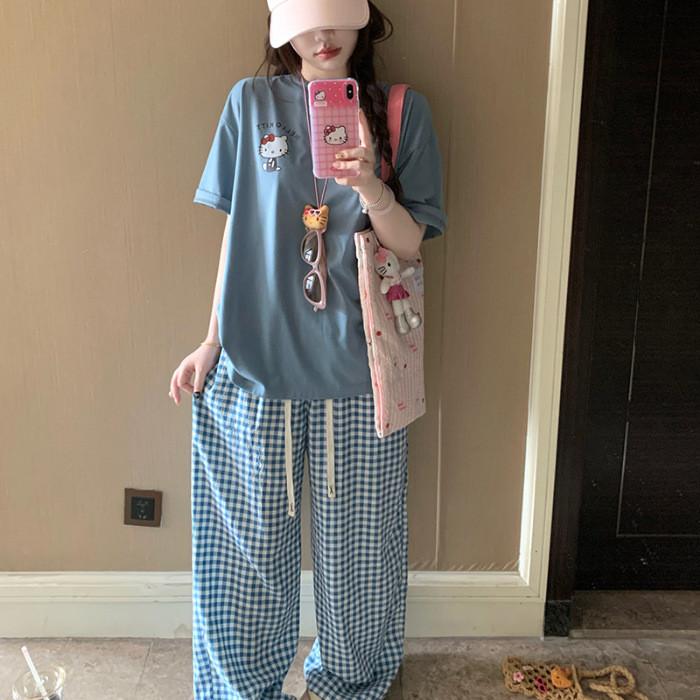 Cotton Sleepwear Set For Women Summer Comfort Lounge Casual