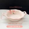 Kwiatowa Japońska Zastawa Stołowa Ceramiczna Miska Kolorowana Podszkliwniem Talerz Domowy Restauracyjny Wysokiej Wartości Miska z Dwoma Uchwytami Talerz Kapelusz Słomkowy