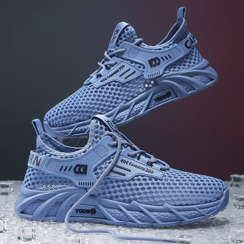 

Mesh men s shoes summer hollow shoes student breathable leisure sports trendy shoes men s wading shoes 2025 new 44