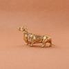 Messing Dackel Ornament Home Office Desktop Kleine Ornamente Tee Haustier Sternzeichen Hund Messing Handwerk