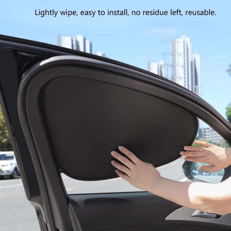 Easy Installation Magnetic For Car Side Window Sun Blocking Oxford Privacy Curtains