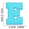 Xiao Tian Colorful 7cm Chenille A-Z Alphabet Embroidered Cloth Patch for Bags