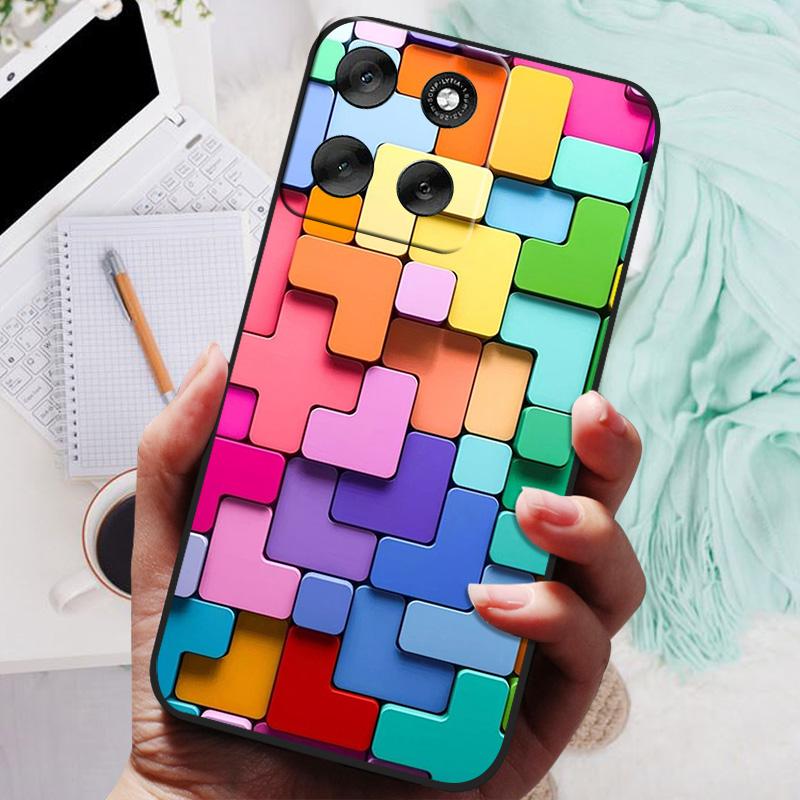 Für Motorola Moto G86 Power Hülle Löwe Wolf Silikon Weiche Rückabdeckung Für Moto G56 G86Power Handyhülle Moto G56 Schutzhülle