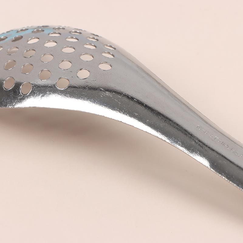 56 děr Molekulární kuchyně Lžíce na kaviár Cedník Kaviárový cedník na vaječný žloutek