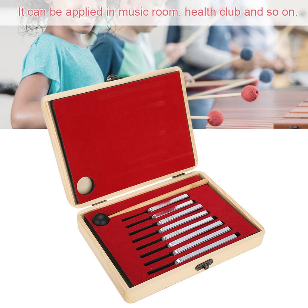 Steel Tuning Fork Instruments Tuning Vibration Health Therapy Tool Set